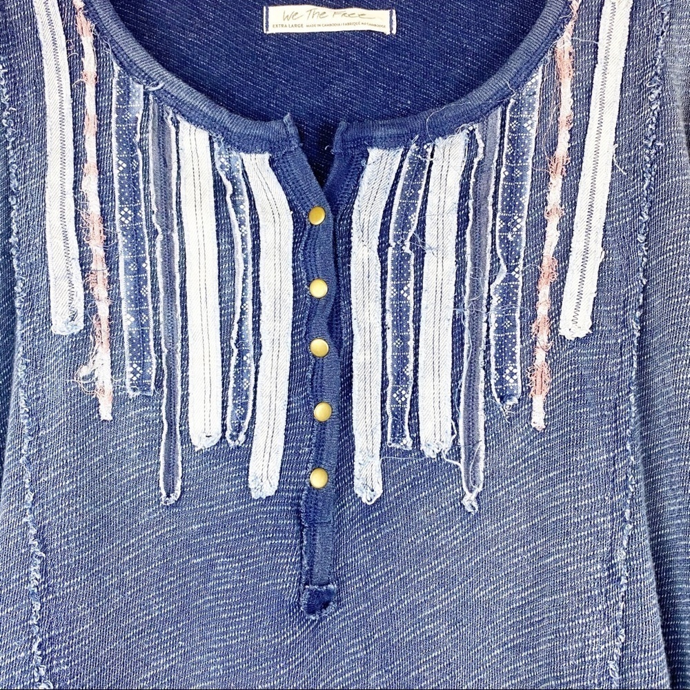 NEW Free People Harvey Muscle Distressed Oversized Tank Top Shirt M - Picture 9 of 15
